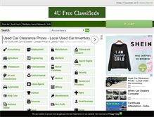 Tablet Screenshot of 4ufreeclassifiedads.com